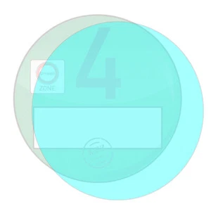 84mm mehrfach Ablösbare Haftfolie für Feinstaubplakette Umweltplakette - Bild 1 von 1