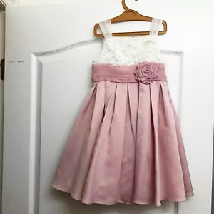 Monsoon Blush Pink flower girl dress size 4 years old - Picture 1 of 4