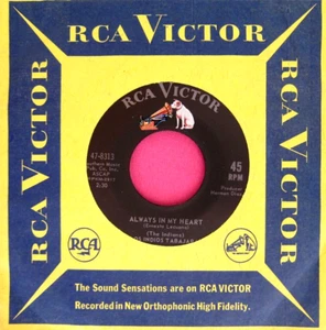 LOS INDIOS TABAJARAS - Always in My Heart - Near Mint 45 rpm - RCA 8313 - Picture 1 of 2