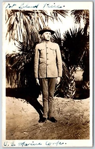 Postcard RPPC Named U.S. Marine Corps Private Leland Price Parris South Carolina - Picture 1 of 2