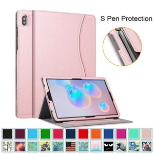 For Samsung Galaxy Tab S6 10.5 Inch 2019 Case Multi-Angle Stand Cover w Packet - Picture 1 of 32