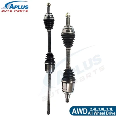 CV Axle Shaft Front Left & Right Set for Toyota Highlander AWD 2001 2002-2007 - Image 1 of 4