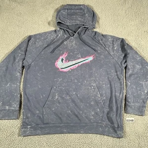 Nike Hoodie Men’s XL Tall Fits Big Blue Pink Dye Style Hoodie Pullover Swoosh - Bild 1 von 12