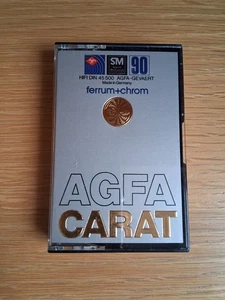 AUDIO CASSETTE - AGFA CARAT ferrum+chrom - Type III - 90 Minuten - Gebraucht - Bild 1 von 4