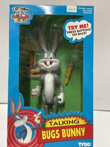 1993 TYCO Looney Tunes Talking Bugs Bunny Unopened Not Tested Batteries Needed - Picture 1 of 9