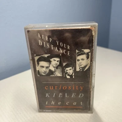 CURIOSITY KILLED THE CAT KEEP YOUR DISTANCE CASSETTE Tape Album - 1987 - Image 1 of 3