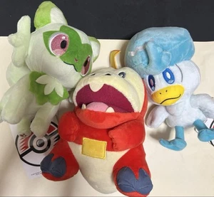 Envío gratuito [Juego de 3 piezas] Juguetes de peluche Pokemon Center grandes tres Pokemon hogeta Nyaoha Quassu - Imagen 1 de 4