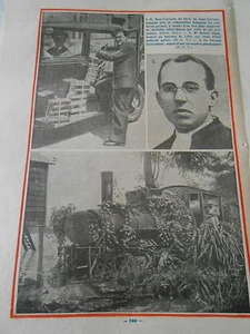 Gyane Holandais aspect d'une locomotive avandonnée Print 1933 - Picture 1 of 1