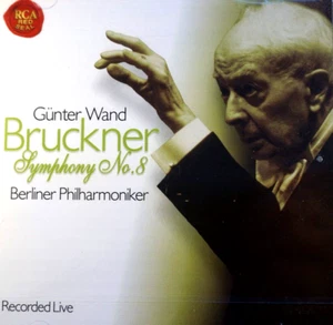 Gunter Wand - Bruckner Symphony No. 8, Berlin Philarmoniker, 2 Disc Set - CD,NEW - Picture 1 of 2