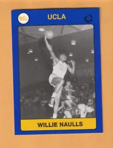 Tarjeta Willie Naulls UCLA Bruins 1991 #58 New York Knicks 8Z - Imagen 1 de 2