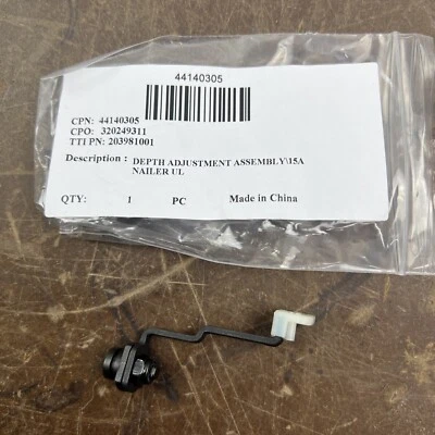  MILWAUKEE FINISH NAILER FUEL DEPTH ADJUSTMENT ASSEMBLY P/N 44-14-0305    VI - Image 1 of 4