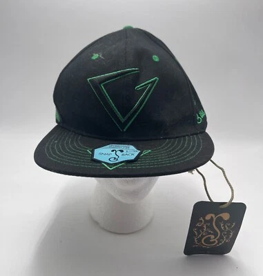 Glass Vegas Serie Mundial de Vidrio Negro y Verde SnapBack Ballcap #22 (L-XL) NUEVO CON ETIQUETAS Foto 1 de 4