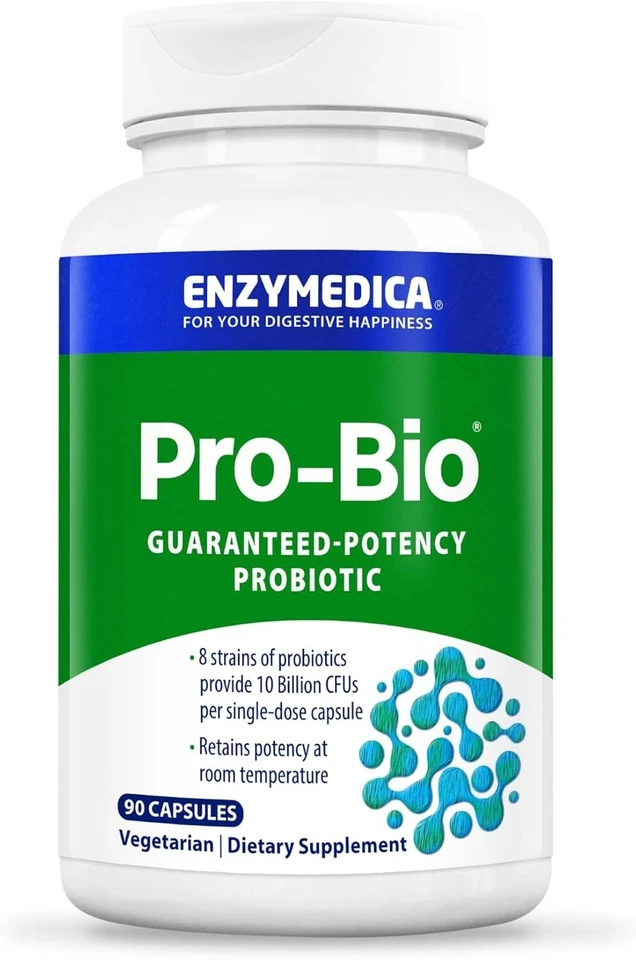 Enzymedica Pro-bio Guaranteed Potency Probiotic 90 Capsules