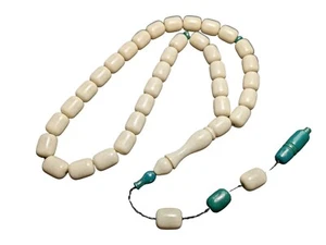 Prayer Beads made from Solid Corian Worktop,  Tesbih Muslim Tasbih Subha 163 - Picture 1 of 6