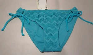 Roxy Size Small 70s LOWRIDER TIE SIDE Light Jade New Women's Bikini Bottom - Picture 1 of 12