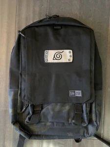 New Era X NARUTO HIDDEN LEAF VILLAGE Backpack Bag- CAMO & BLACK - Picture 1 of 8