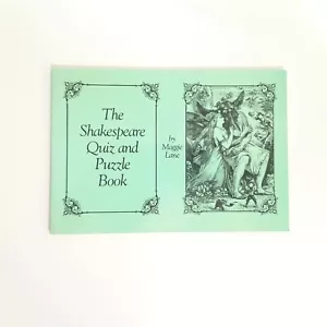 The Shakespeare Quiz and Puzzle Book by Maggie Lane, Paperback - Picture 1 of 5