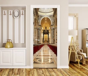 3D Gorgeous Hall I8004 Door Wall Stickers Wall Murals Wall Print Deco Erin 2023 - Picture 1 of 11