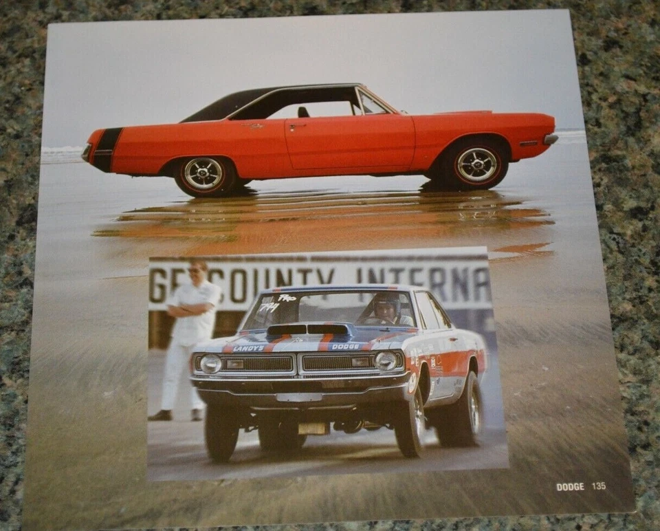 1970 Dodge Dart Swinger Picture Feature Print 70 Mopar NHRA 12 - Image 1 of 1