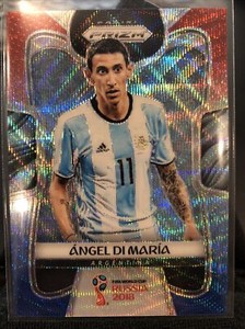 Angel Di Maria 2018 Panini Prizm World Cup Red White & Blue