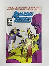 Amazing Heroes #16 1982 1st Appearance New Mutants Capital Comics Marvel X-Men
