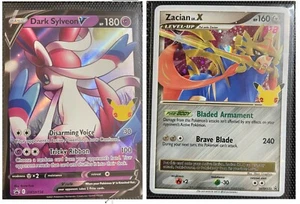 Pokemon TCG Celebrations Promo Cards M/NM Dark Sylveon V or Zacian LV.X - Picture 1 of 5