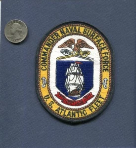 COMNAVSURFOR Commander Surface Force ATLANTIC FLEET US Navy Ship Squadron Patch - Picture 1 of 1