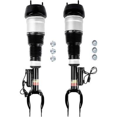 Pair Front Air Suspension Shock Struts For Mercedes W166 X166 GL450 GLS550 w/ADS - Image 1 of 4