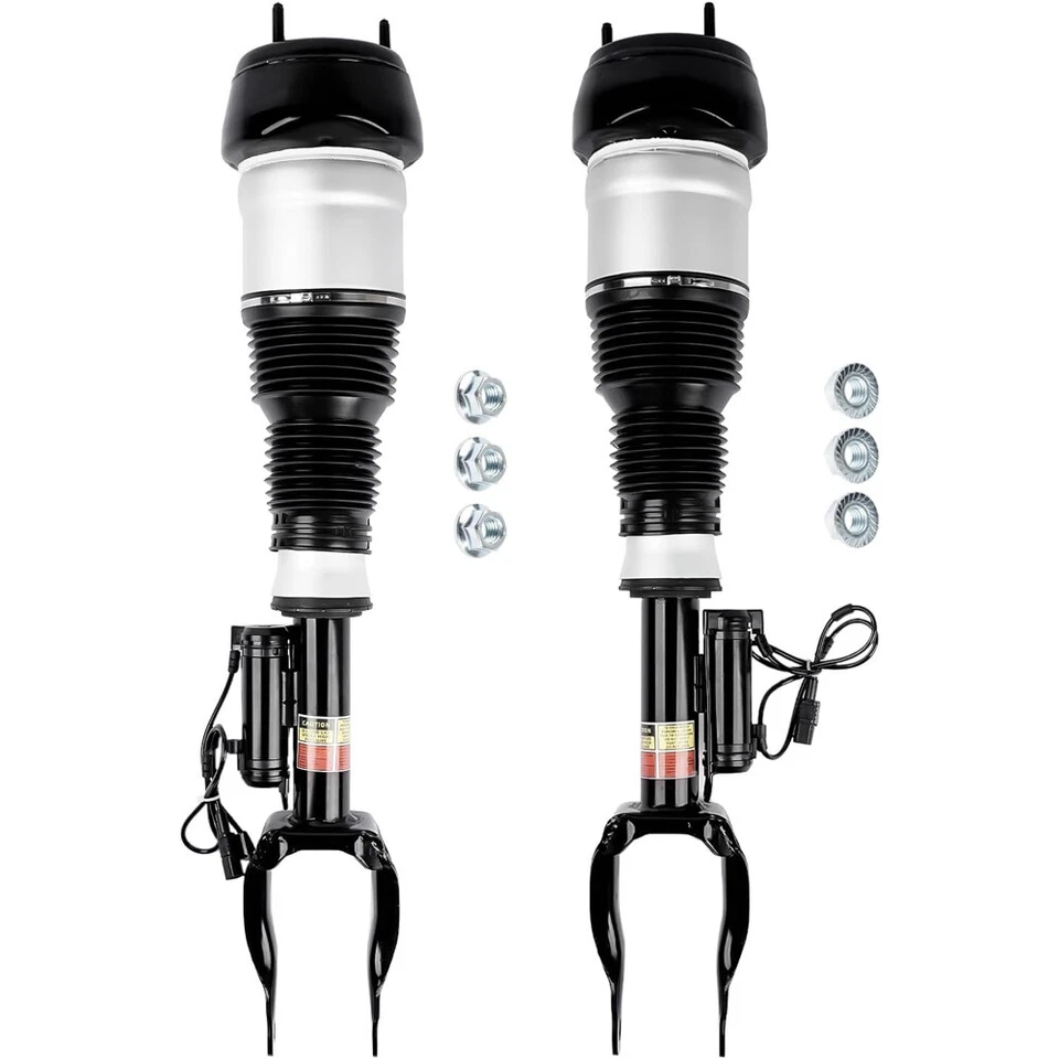 Pair Front Air Suspension Shock Struts For Mercedes W166 X166 GL450 GLS550 w/ADS - Image 1 of 4
