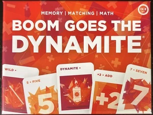 Boom Goes The Dynamite Card Game Memory Matching Math Open Box - Sealed Cards! - Picture 1 of 2
