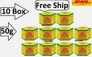 10 X Tiger Balm Soft Ointment 50g Relief of Minor Headaches Muscle Pain - Picture 1 of 5
