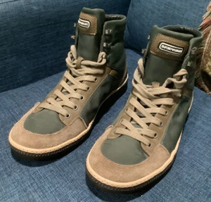 Emporio Armani Designer Men's Green / Brown Boots EU 42 US 9 - Picture 1 of 7