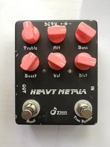 Zealux ZP-15 Heavy Metala guitar distortion fuzz pedal Metal Muff Clone Caline - Picture 1 of 10