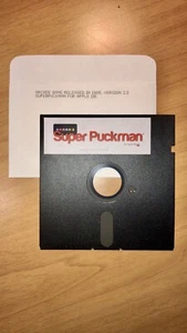 Disco Floppy Da 5.25 Super Puckman per Apple IIe e Apple IIc - Zdjęcie 1 z 5