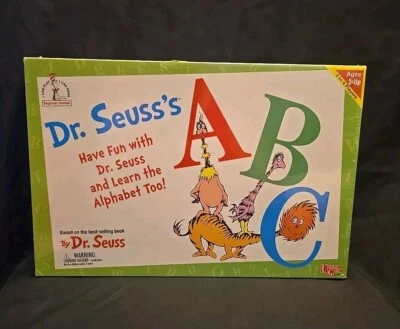 New And Sealed Dr. Seuss's ABC Game by University Games - Image 1 of 4
