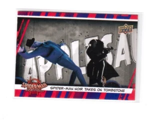 2022 UD Marvel Spider-Man INTO THE SPIDER-VERSE Peter Parker Red Card # 78 - Picture 1 of 2