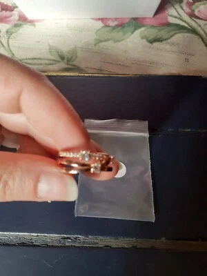 Pandora Anello Tripla Fascia Pietre rosato codice 189400C01 taglia 56 - Immagine 1 di 3