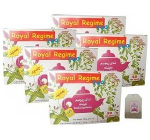 Royal Regime Tea Bags Weight Loss Reducing SLIM Natural Herbs Diet X 5 Pack - Picture 1 of 6