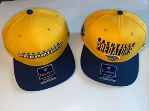 NWT Nashville Predators Hockey Hats Lot Of 2 NHL Pro Fanatics - Picture 1 of 7
