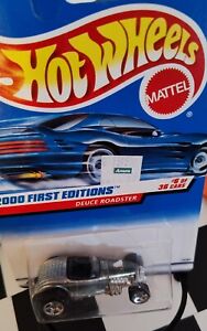 MATTEL HOT WHEELS "2000 FIRST EDITIONS" DEUCE ROADSTER / 6 OF 36 CARS / CHROME