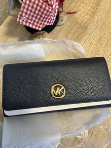 NEU Michael Kors Fulton große Geldbörse Navy - Bild 1 von 7