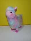 Pastel Rainbow 12" Llama Alpaca Stuffed Plush Stuffed Animal Toy