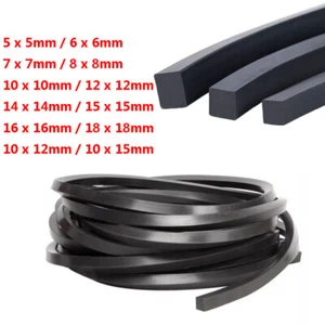 Guarnizione O-ring 5 mm-18 mm striscia di tenuta quadrata gomma fluoro cavo di tenuta - Foto 1 di 8