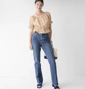 J. Crew NWT Full-Length Demi-Boot Jean in Kamari Wash - Size 28 - Picture 1 of 5