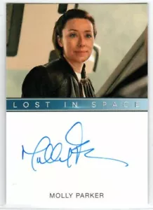 LOST IN SPACE NETFLIX SEASON 1 MOLLY PARKER AS MAUREEN ROBINSON AUTOGRAPH EL - Picture 1 of 2