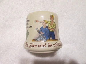 Jarra de mostaza Heinrich H&C Selb Bavaria Alemania condimento cerámica - Imagen 1 de 6