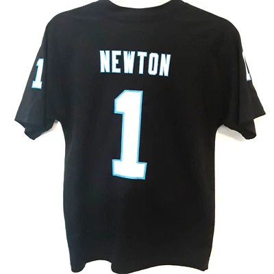 Camiseta Cam Newton #1 Carolina Panthers NFL Juvenil Talla L 14-16 NFL Equipo Ropa Foto 1 de 4