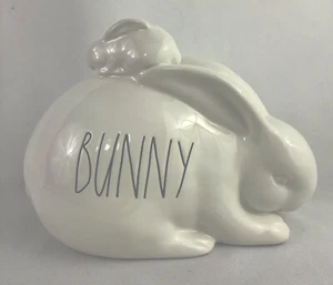 Rabbit Easter Rae Dunn Artisan Collection by Magenta Bunny Cream White - Picture 1 of 7