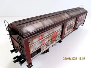 (1EY57) MBW 82125 Spur 1 Schiebewandwagen Tbis 871 der DB, patiniert A.Guthe... - Picture 1 of 14