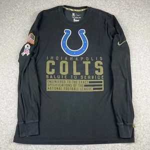 Nike NFL Indianapolis Colts Long Sleeve Shirt Large Salute Service On Field - Picture 1 of 8